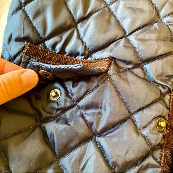 Navy Quilted Fleece-Lined Kids Jacket by Starting Out size 24m - Picture 5 of 5